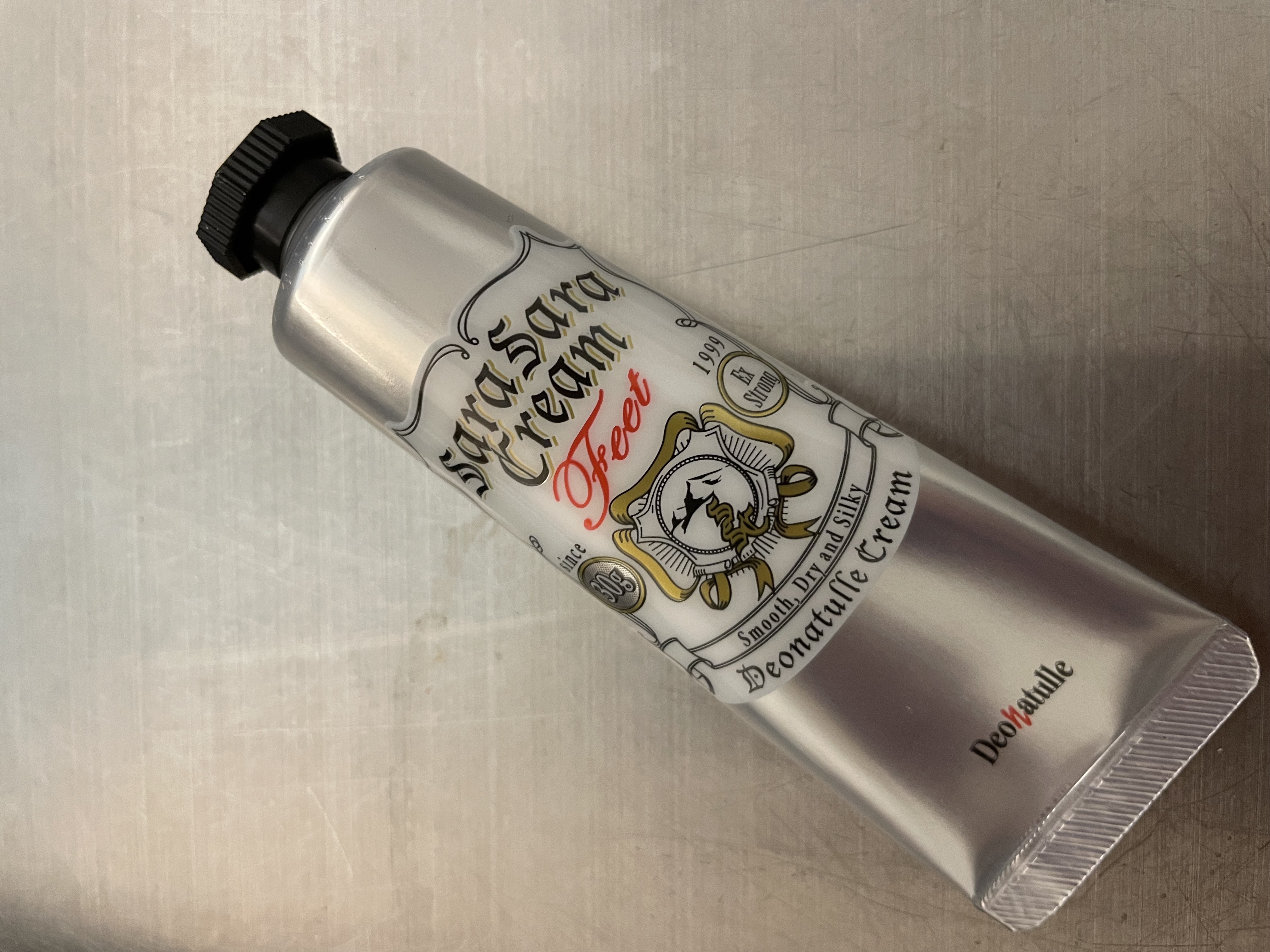 薬用足指さらさらクリーム/デオナチュレ/デオドラント・制汗剤を使ったクチコミ（1枚目）