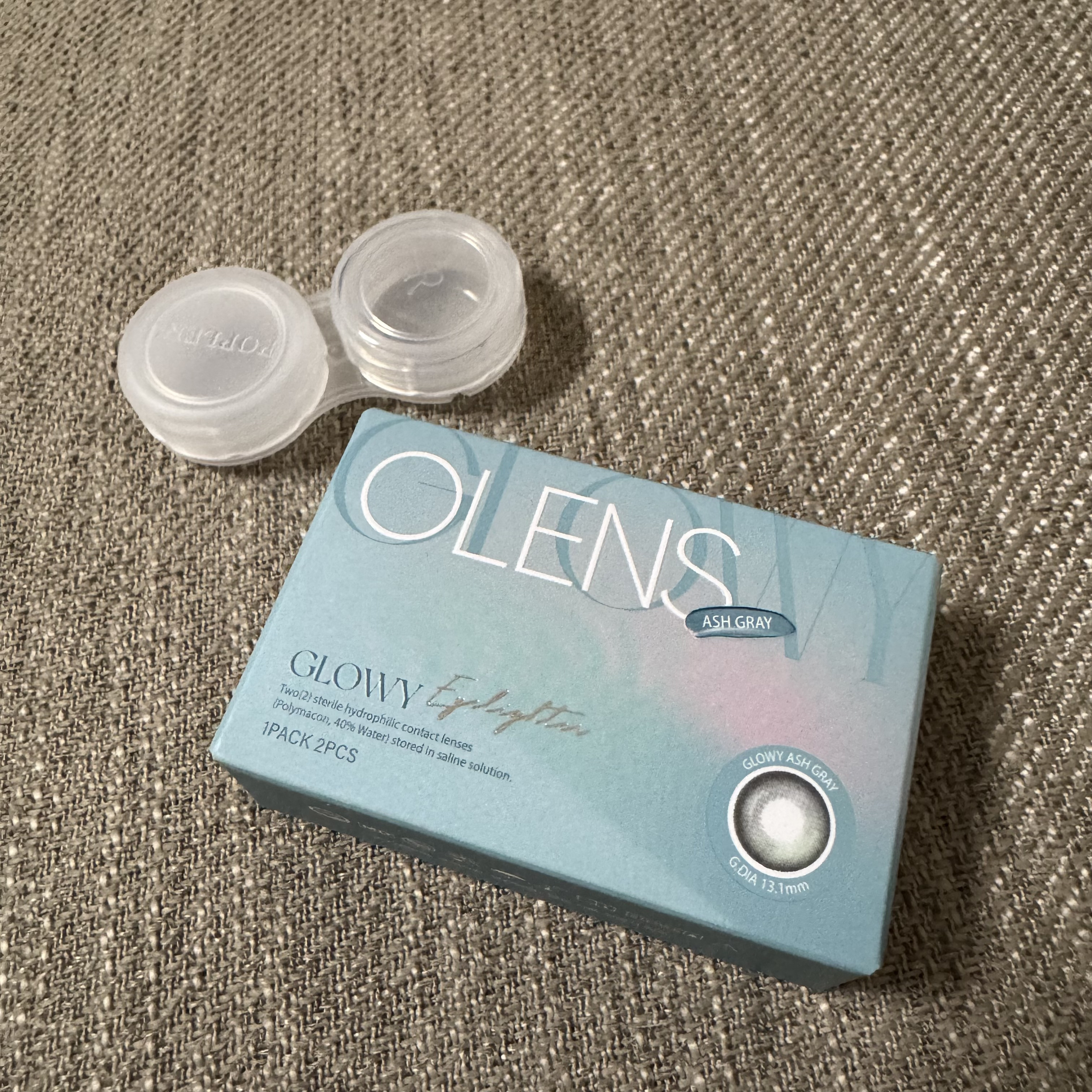 Eyelighter Glowy 1Month/OLENS/カラーコンタクトレンズを使ったクチコミ（2枚目）