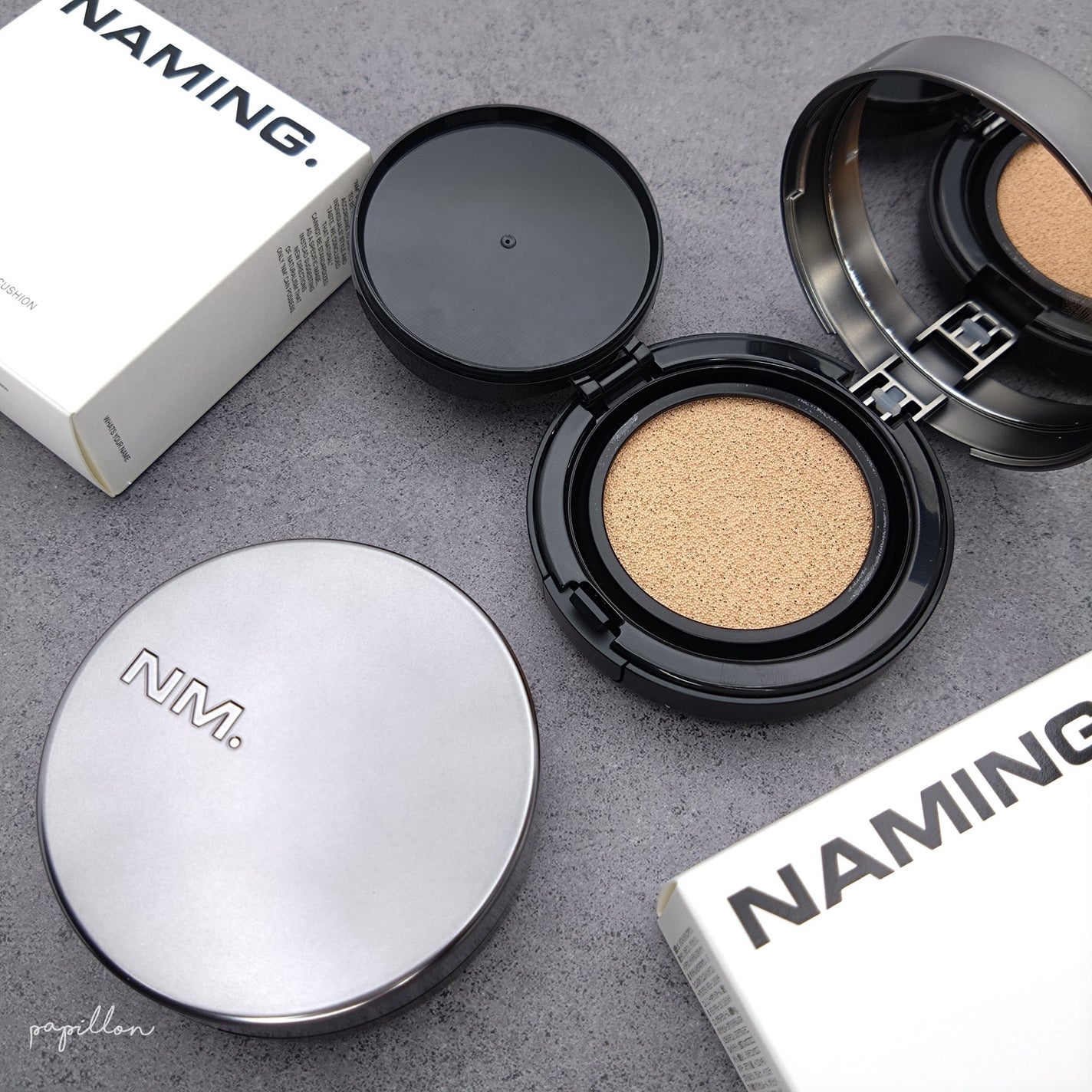 ネーミング ゼログラビティ カバーフィットクッション/NAMING./クッションファンデーションを使ったクチコミ(1枚目)