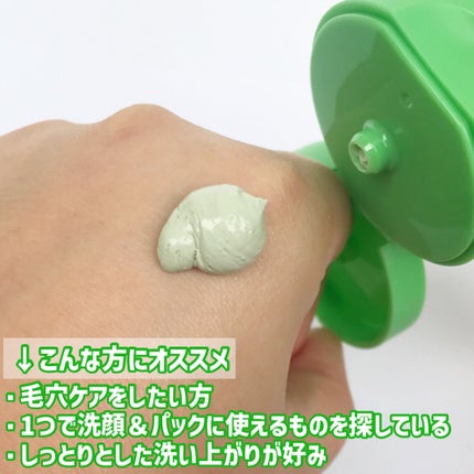 グリーントマトクレイマスククレンザー/FULLY/洗い流すパック・マスクを使ったクチコミ(3枚目)