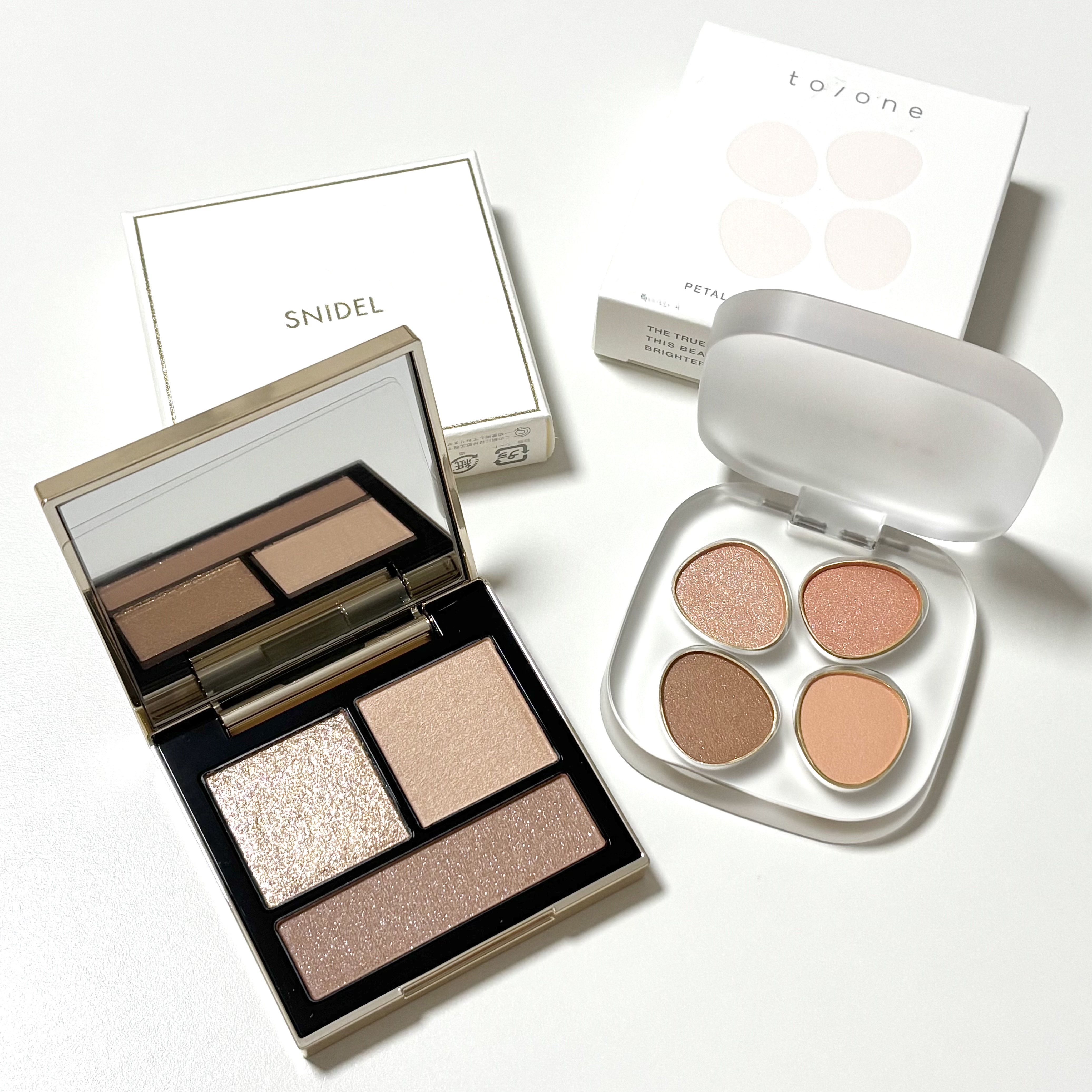 テイラード カラー アイズ 01 Trench Beige/SNIDEL BEAUTY/アイシャドウパレットを使ったクチコミ（1枚目）