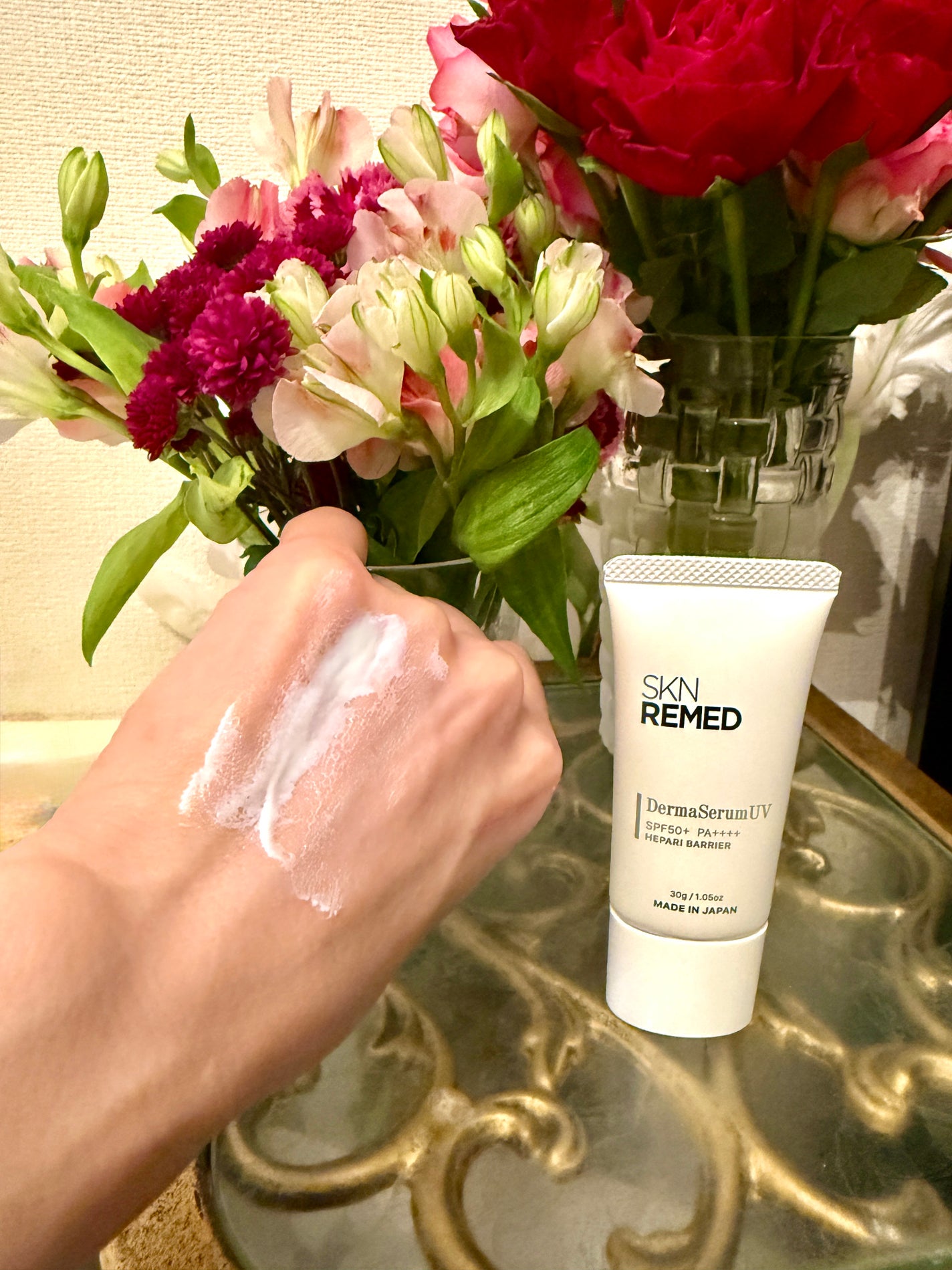 ダーマセラムUV ヘパリバリア/SKN REMED/日焼け止め・UVケアを使ったクチコミ(3枚目)