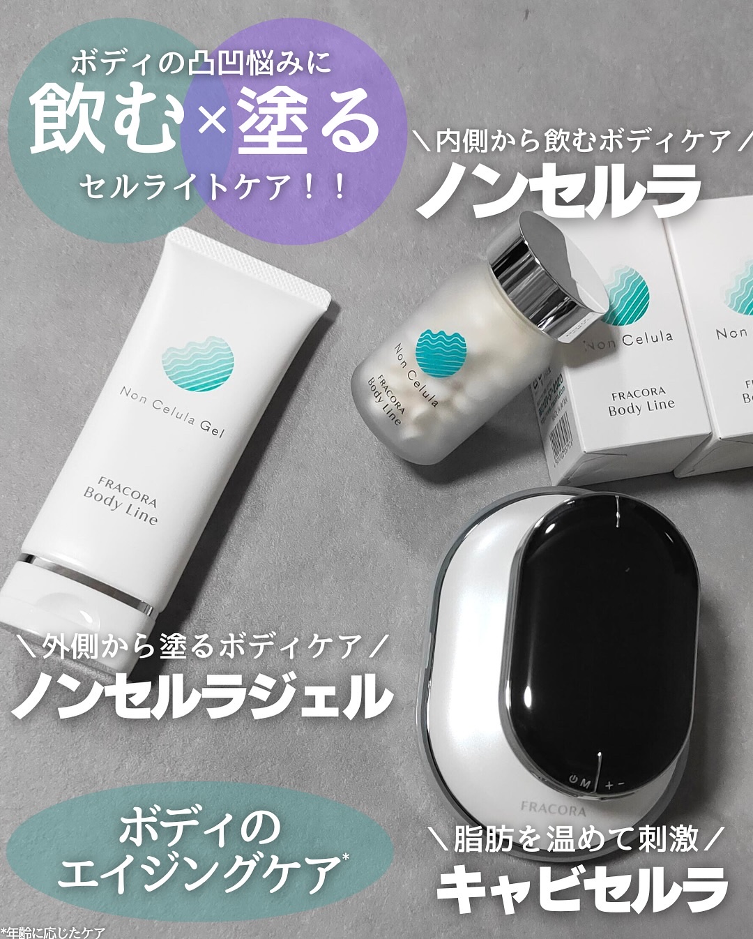 FRACORA Body Line Non Celula/fracora/ボディサプリメントを使ったクチコミ（1枚目）