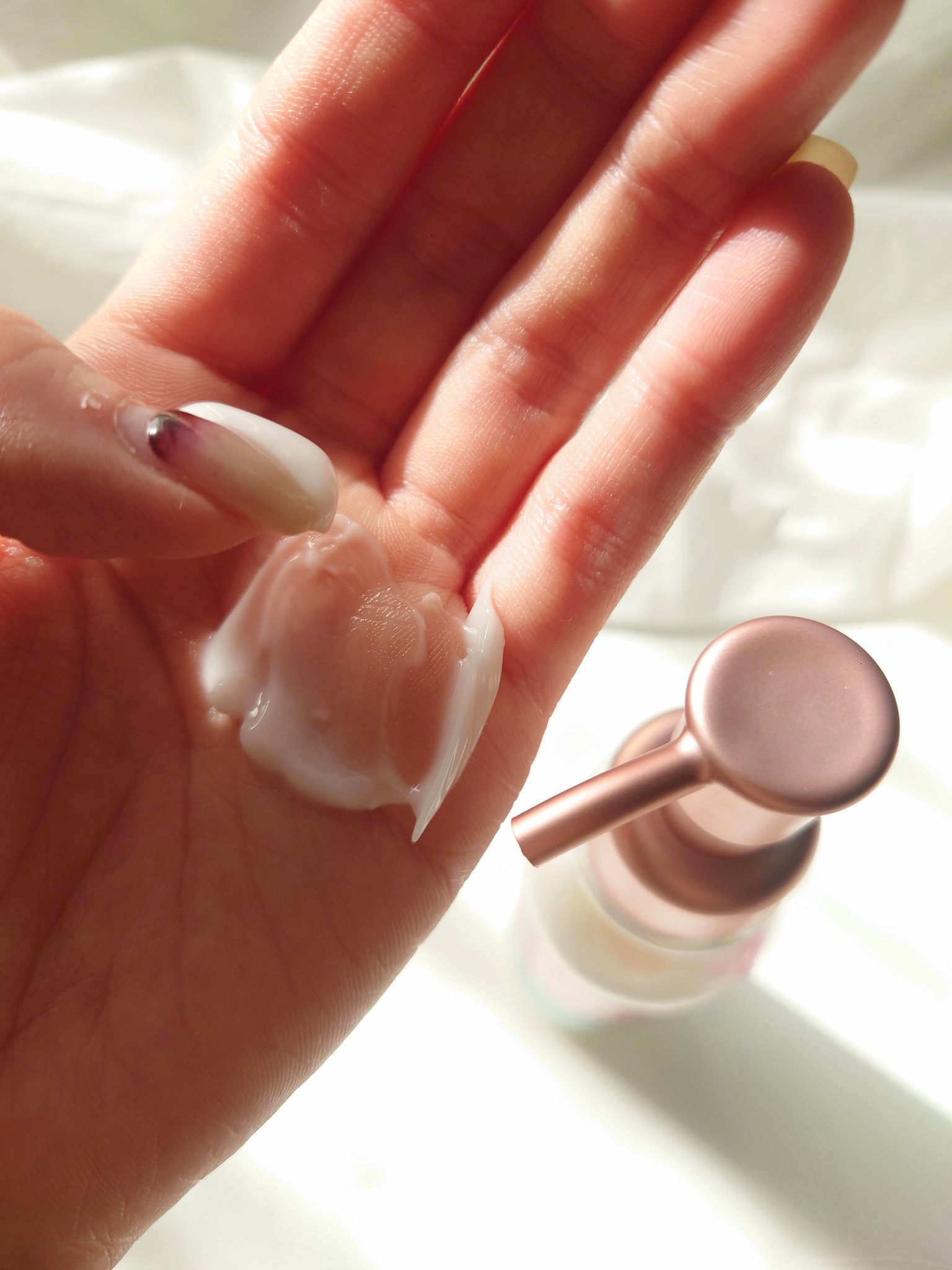 コントロールプロテイン ナイトケアセラム/ulumee/アウトバストリートメントを使ったクチコミ（3枚目）