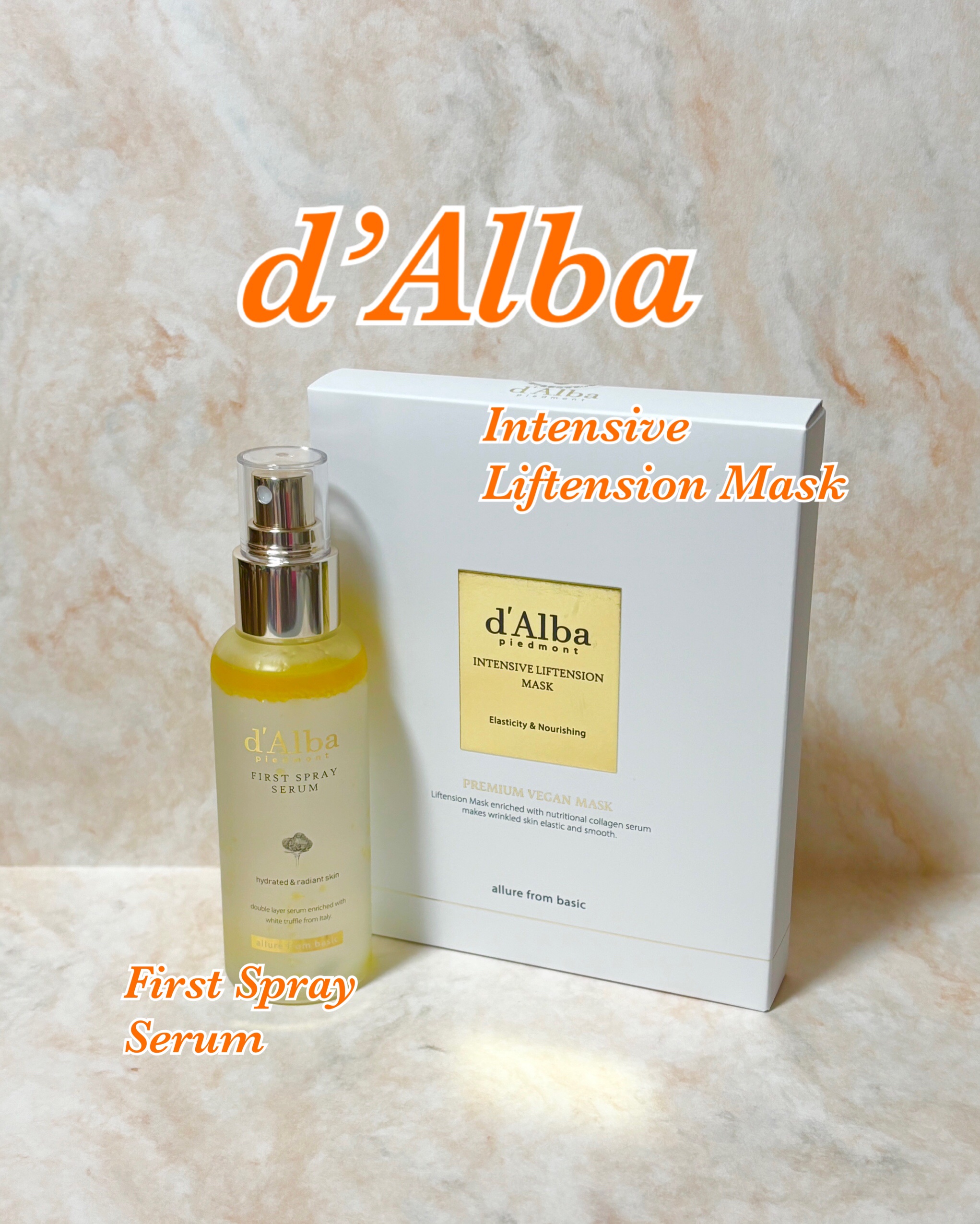 ダルバ ホワイトトリュフファーストスプレーセラム/ダルバ/ミスト状化粧水を使ったクチコミ（1枚目）