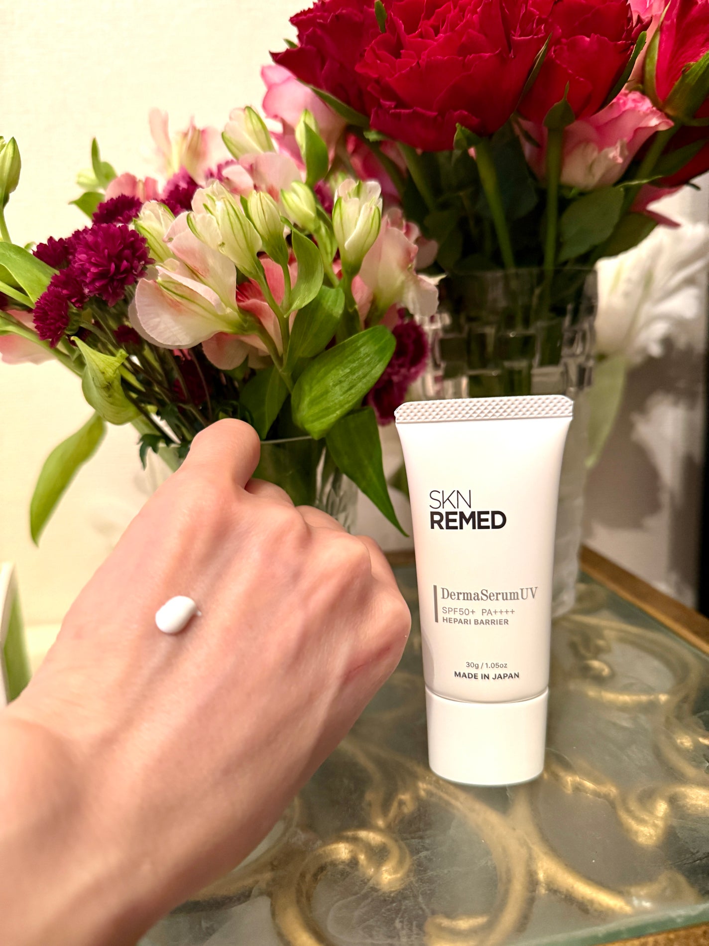 ダーマセラムUV ヘパリバリア/SKN REMED/日焼け止め・UVケアを使ったクチコミ(2枚目)