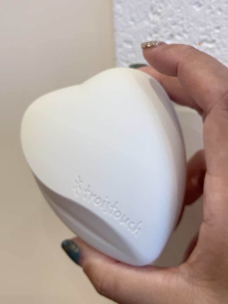 トワタッチ ハートクッション マットカバー/troistouch/クッションファンデーションを使ったクチコミ（2枚目）