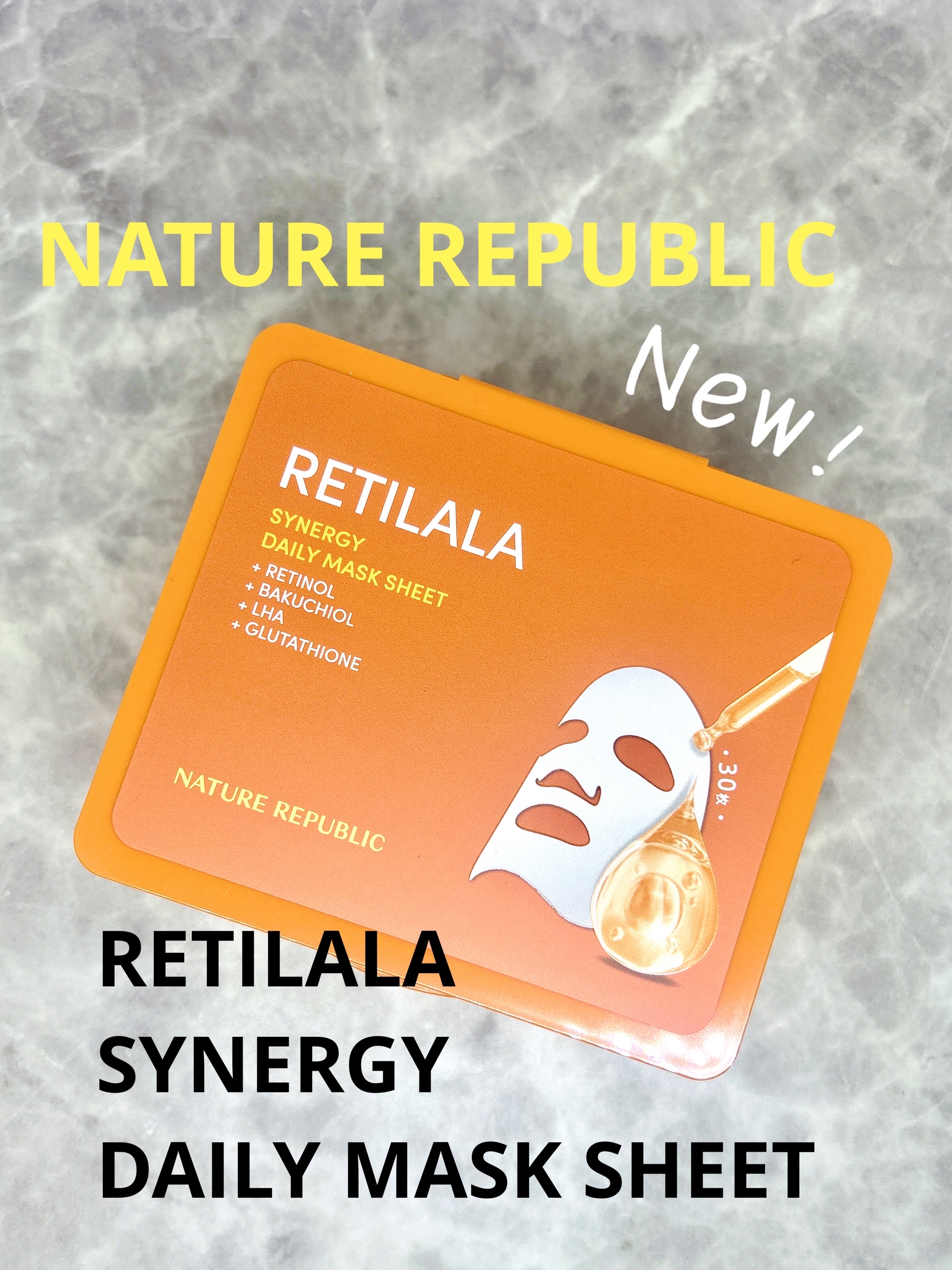 レチララ デイリーシートマスク/ネイチャーリパブリック/シートマスク・パックを使ったクチコミ（1枚目）