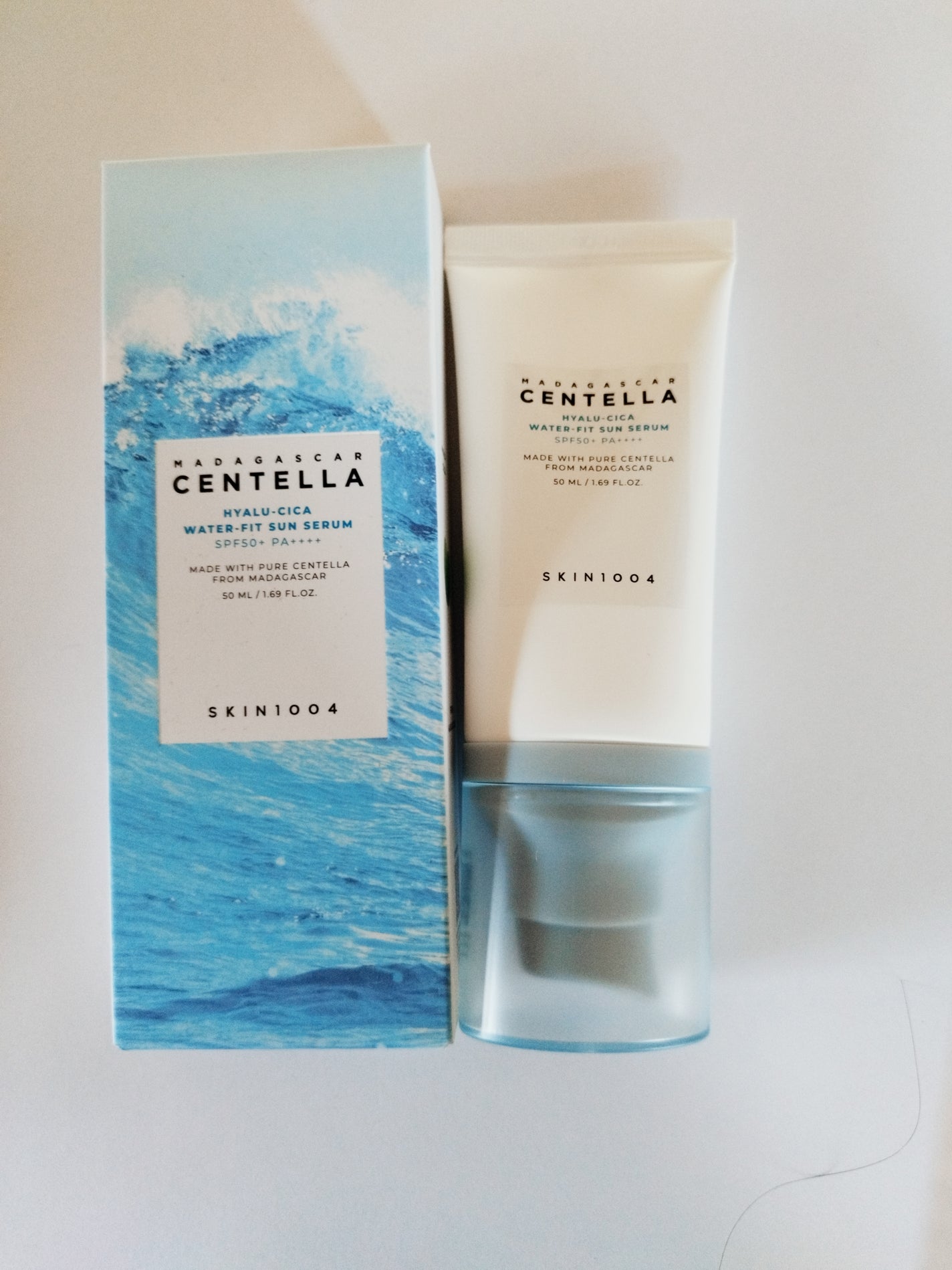 ヒアルーシカ ウォーターフィット サンセラム/SKIN1004/日焼け止めローションを使ったクチコミ(1枚目)