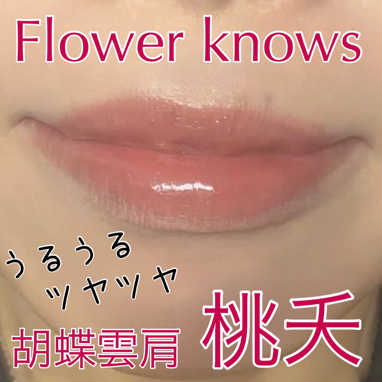 胡蝶雲肩グロッシーリップスティック/FlowerKnows/口紅を使ったクチコミ（1枚目）