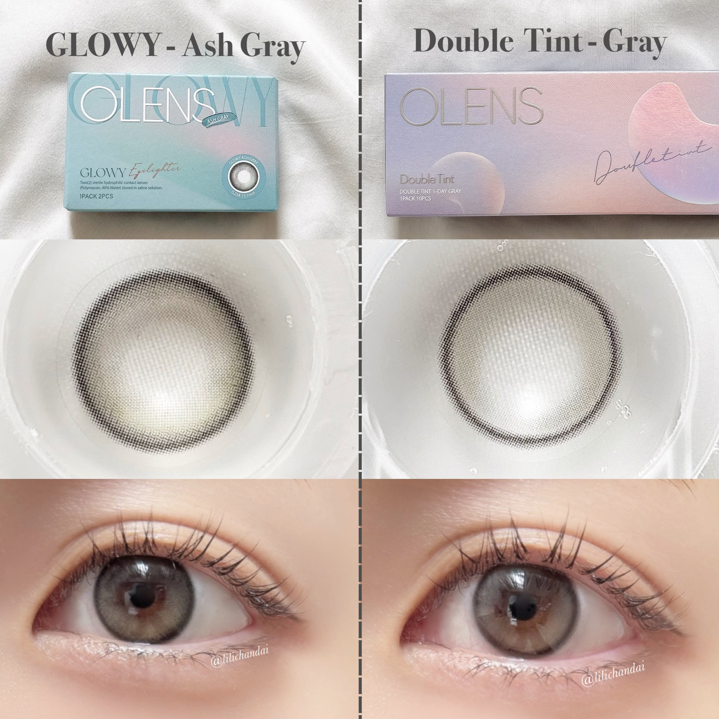 Eyelighter Glowy 1Month/OLENS/カラーコンタクトレンズを使ったクチコミ（2枚目）
