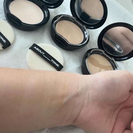 ブラーパウダーパクト/ABOUT TONE/プレストパウダーを使ったクチコミ(6枚目)