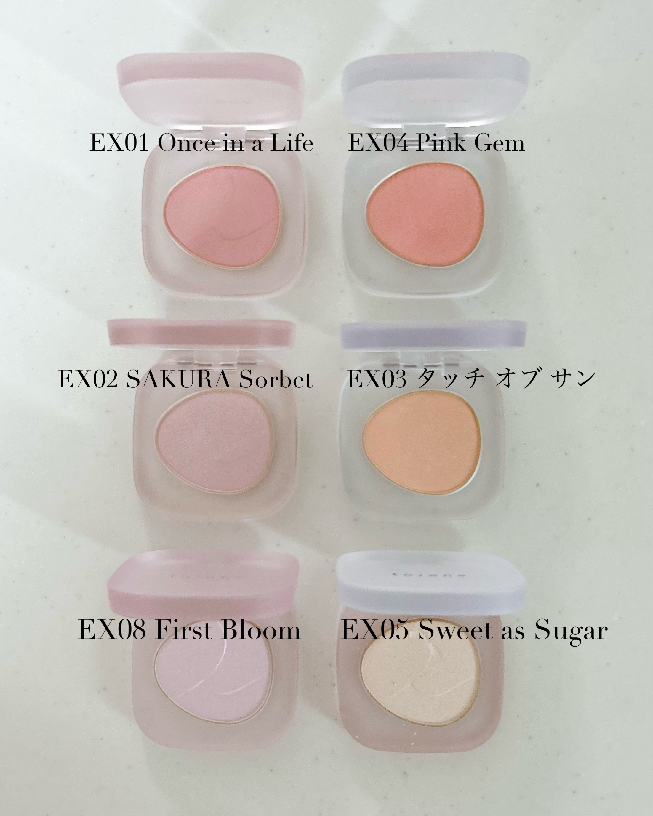 トーン ペタル フロート ブラッシュ EX04 Pink Gem/to/one/パウダーチークを使ったクチコミ（2枚目）