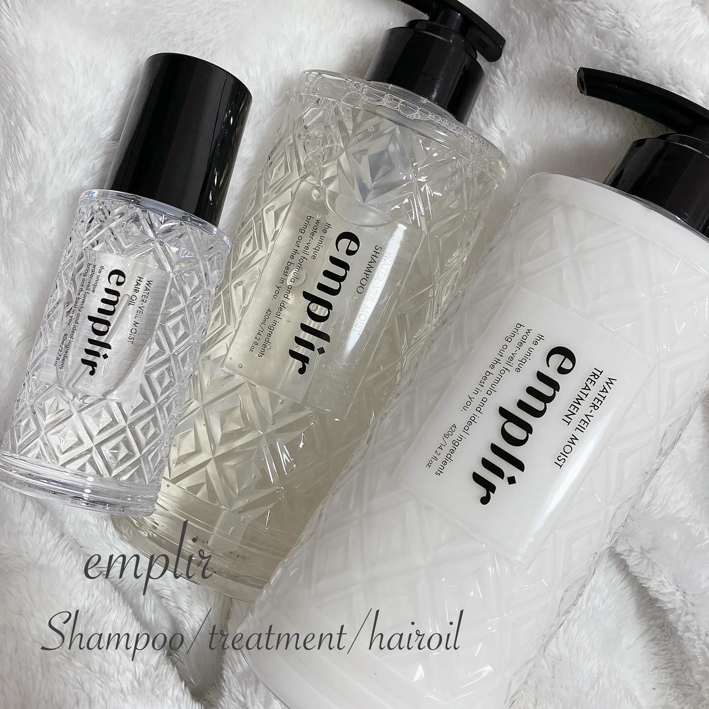 ウォーターベール　モイストシャンプー／トリートメント/emplir/市販シャンプーを使ったクチコミ（1枚目）