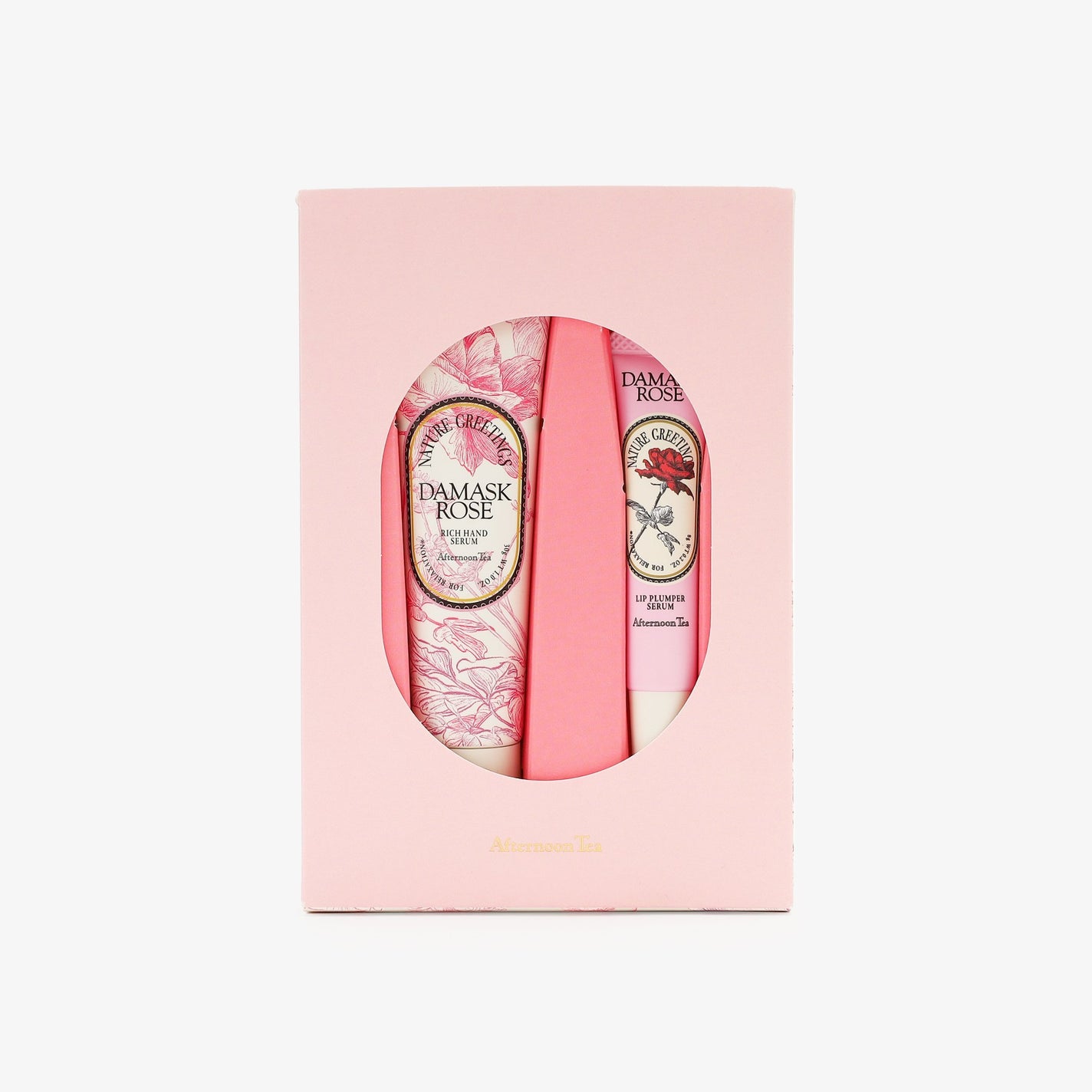 ハンドセラム&リップセット ダマスクローズの香り Afternoon Tea LIVING