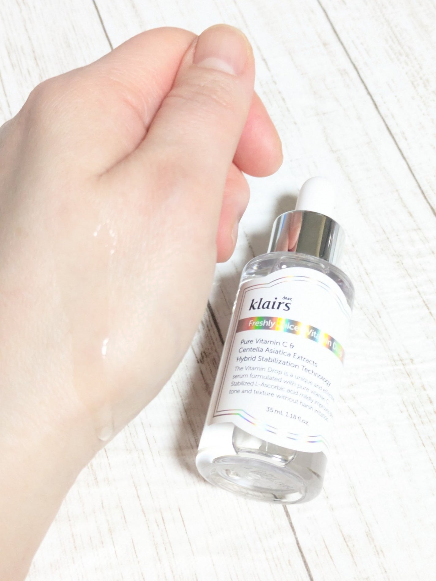 フレッシュリージュースドビタミンドロップ(35ml)/Klairs/美容液を使ったクチコミ(7枚目)