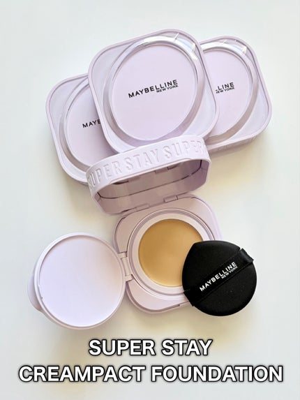 SPステイ クリームパクト ファンデーション/MAYBELLINE NEW YORK/クリーム・エマルジョンファンデーションを使ったクチコミ(2枚目)