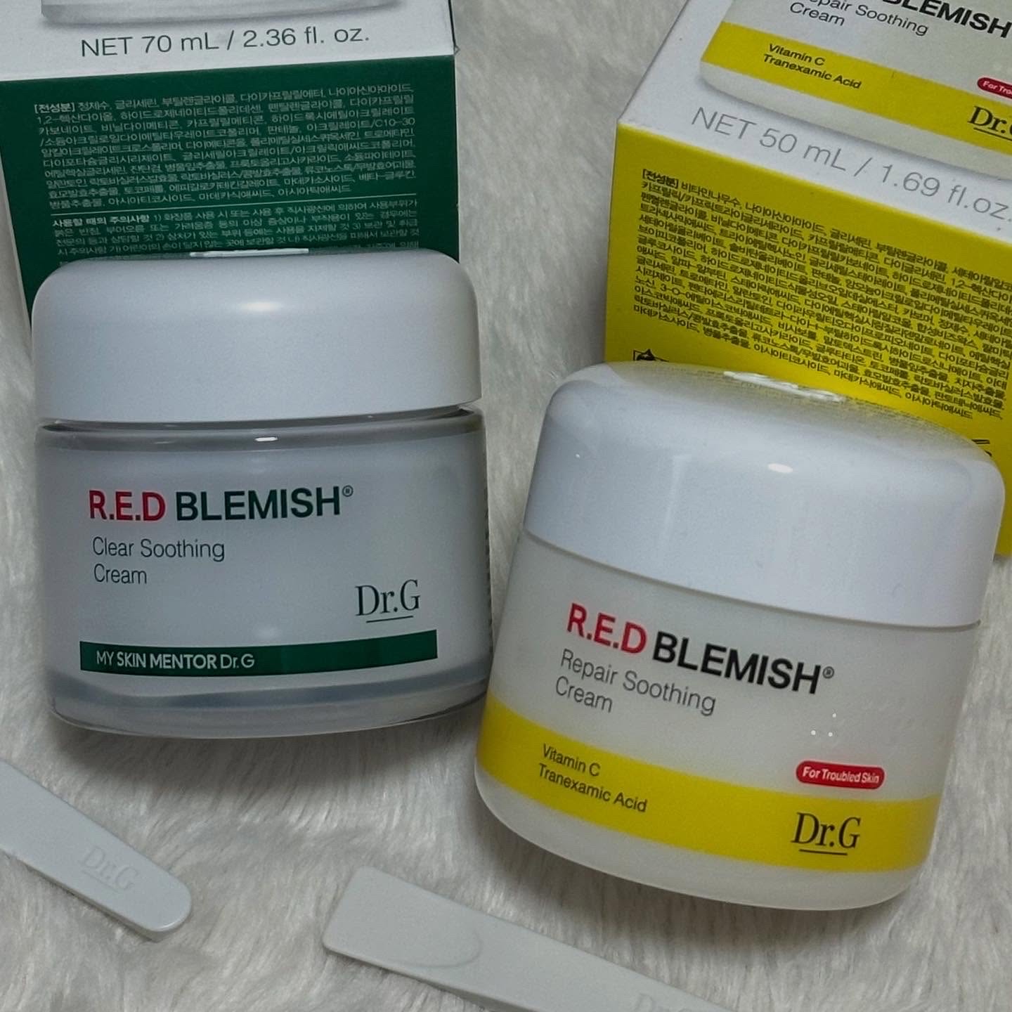 レッドブレミッシュ リペアスージングクリーム/Dr.G/フェイスクリームを使ったクチコミ（3枚目）