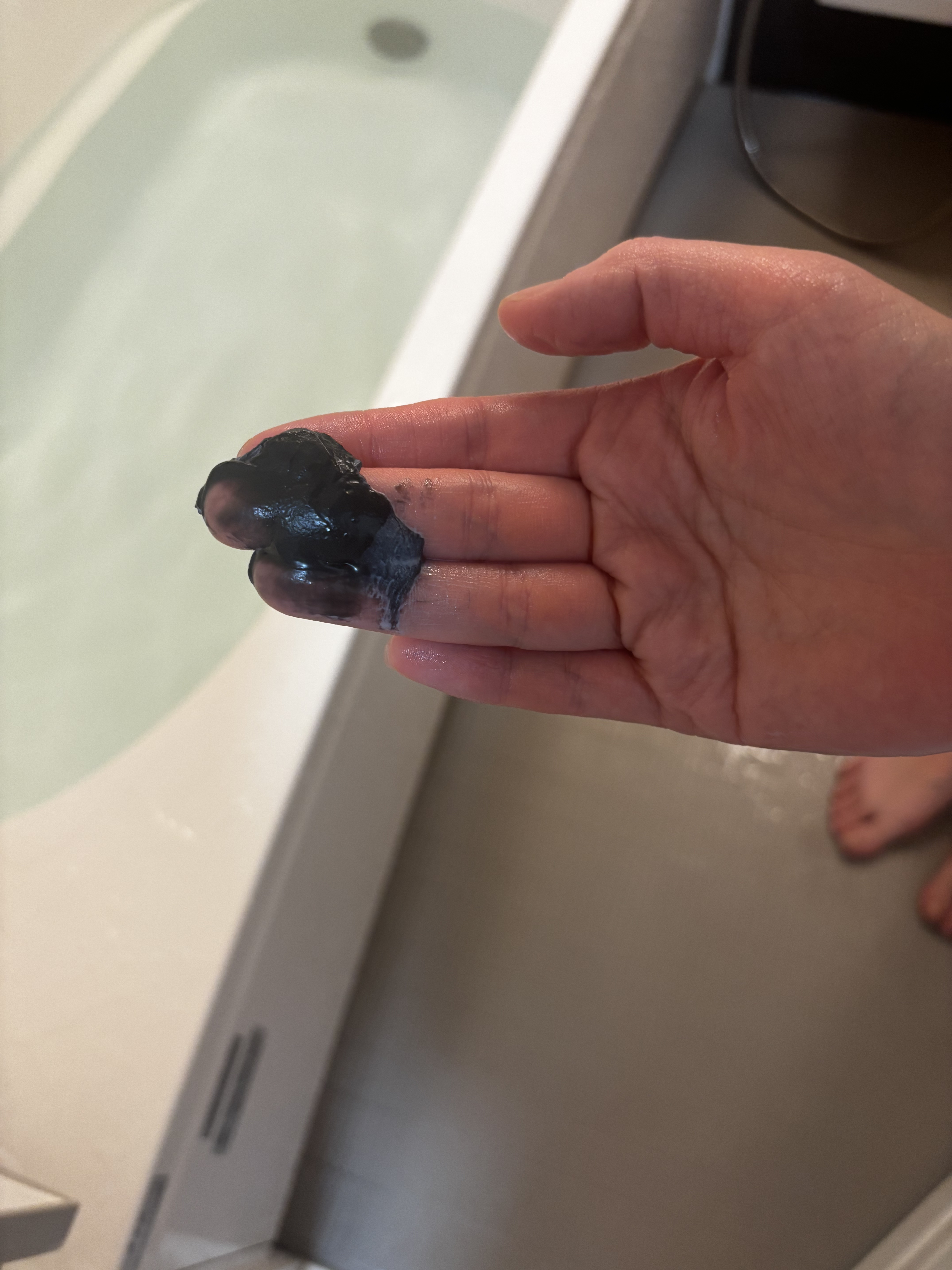 パーフェクトワンフォーカス スムースクレンジングバーム ディープブラック/PERFECT ONE  FOCUS/クレンジングバームを使ったクチコミ（2枚目）