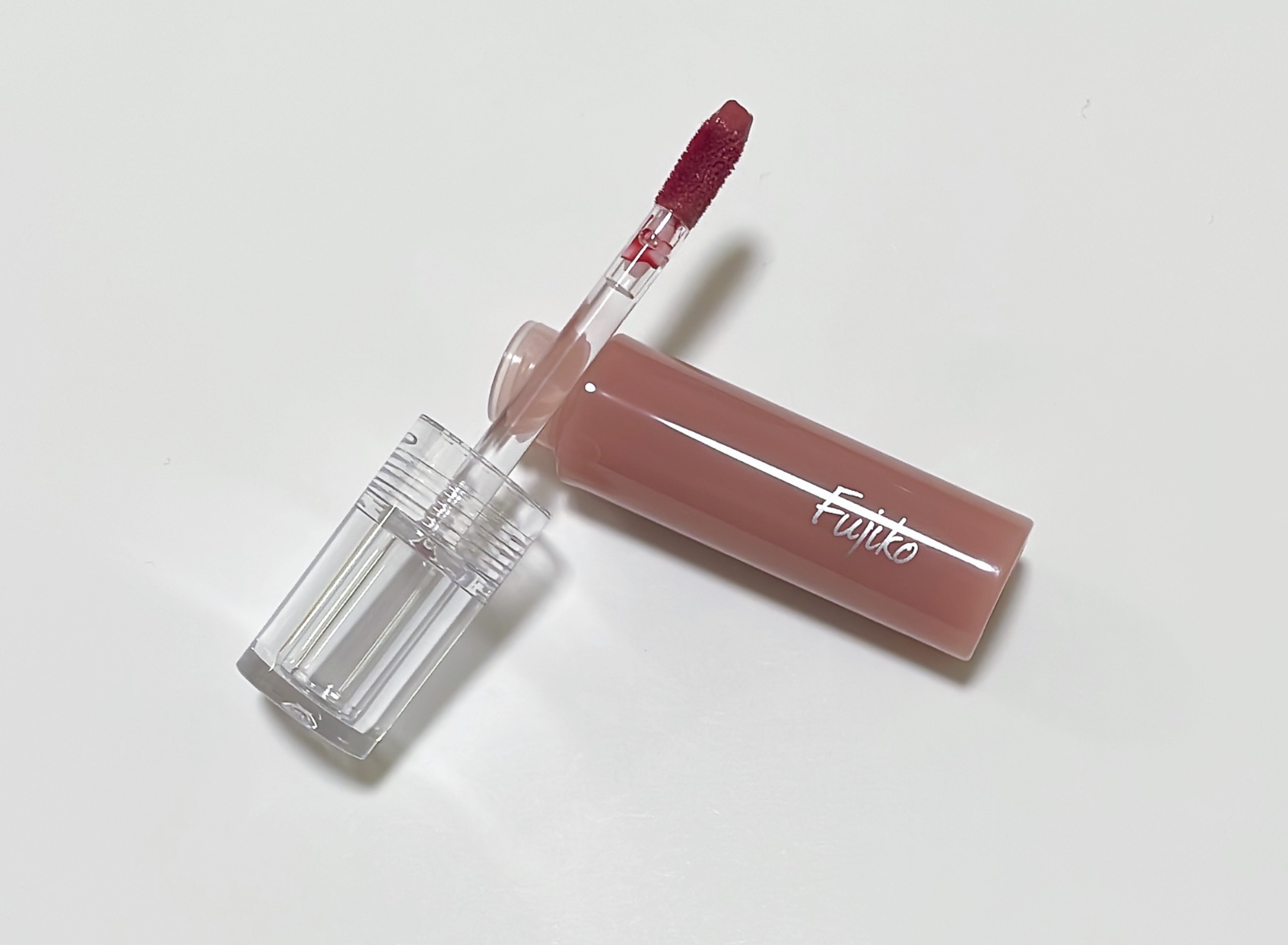 ニュアンスラップティント 07 愛の花束ピンク/Fujiko/リップティントを使ったクチコミ（2枚目）