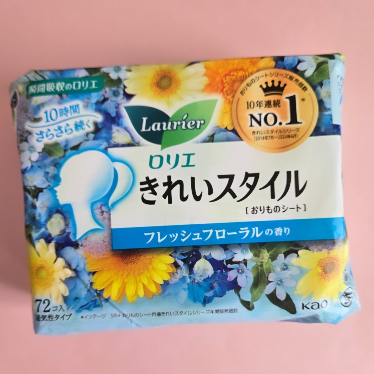 きれいスタイル フレッシュフローラルの香り ７２コ入/ロリエ/おりものシートを使ったクチコミ（1枚目）