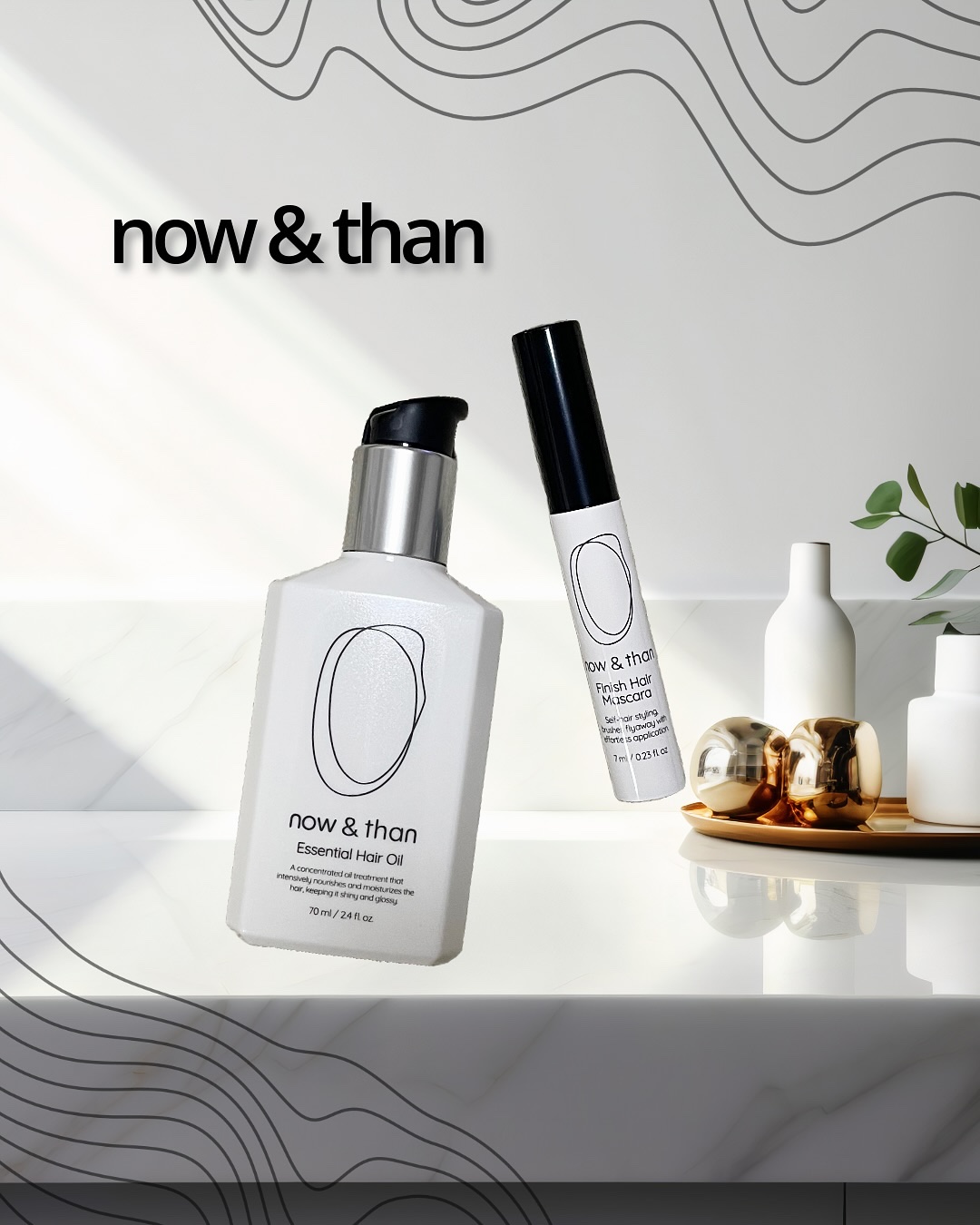 ナウアンドダン エッセンシャルヘアオイル/now & than（ナウアンドダン）/ヘアオイルを使ったクチコミ（1枚目）