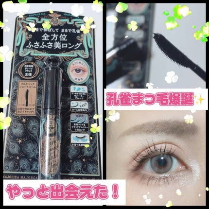 ラッシュエキスパンダー 孔雀ロング/MAJOLICA MAJORCA/マスカラを使ったクチコミ(1枚目)