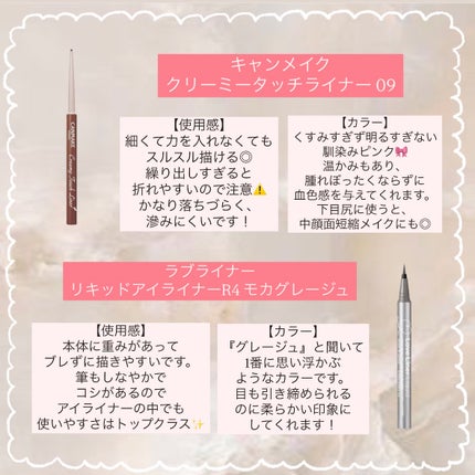 ラスティングリキッドライナー/キャンメイク/リキッドアイライナーを使ったクチコミ(2枚目)