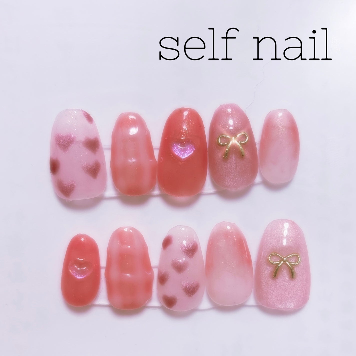 ジェルネイル(ライト対応)/セリア/ジェルネイルを使ったクチコミ(1枚目)