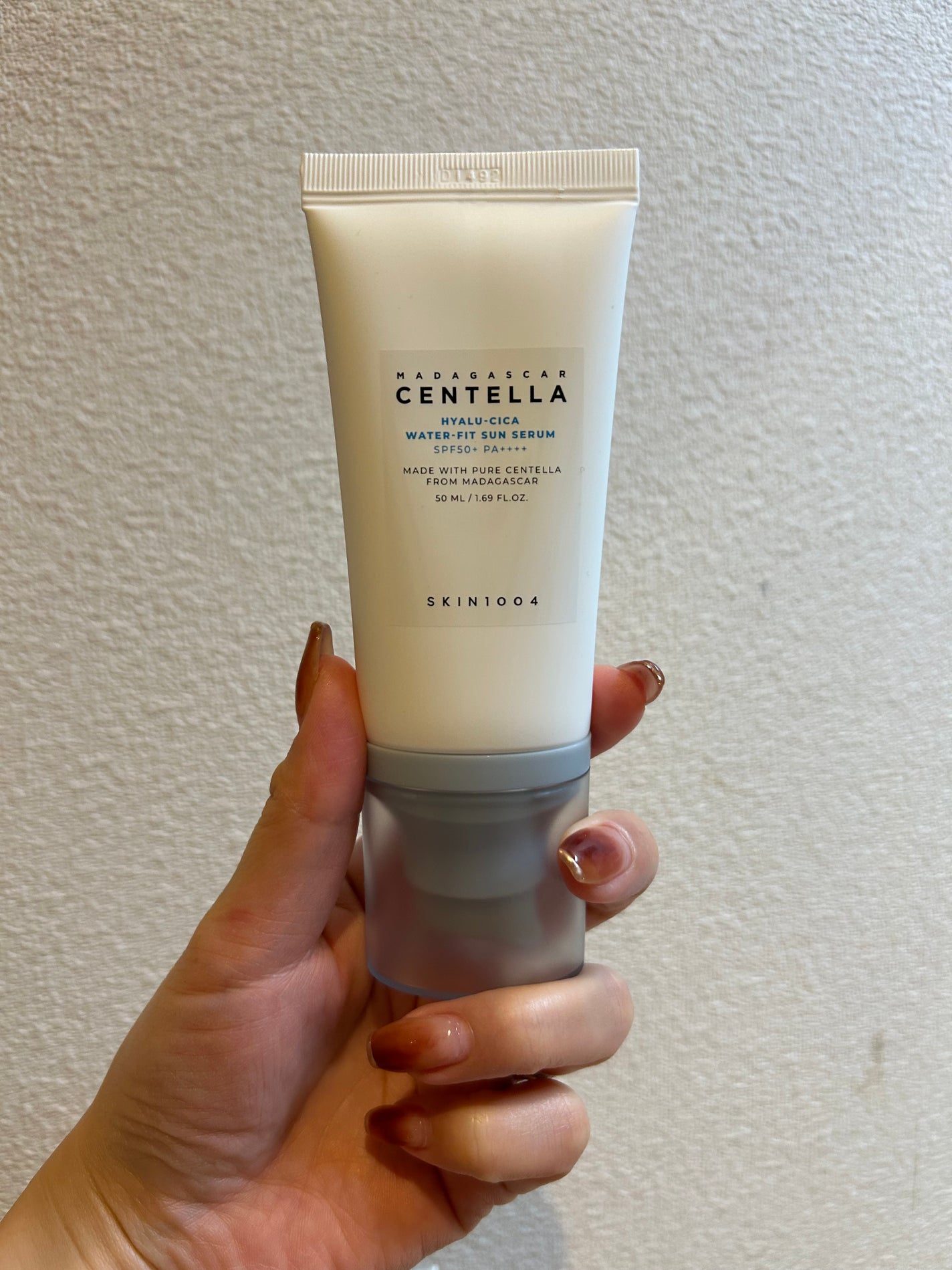 ヒアルーシカ ウォーターフィット サンセラム/SKIN1004/日焼け止めローションを使ったクチコミ(1枚目)