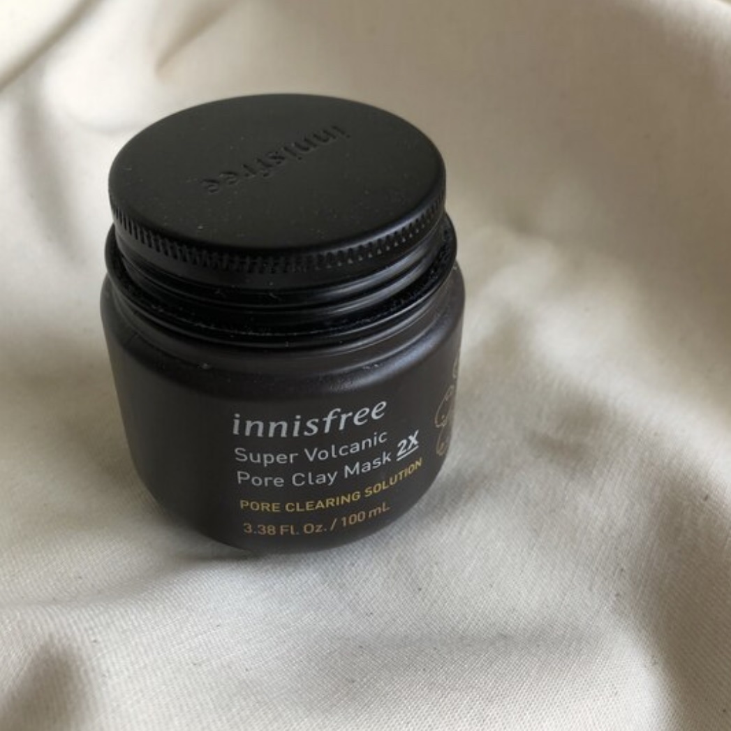 スーパーヴォルカニック　ポア　クレイマスク 100mL（旧）/innisfree/洗い流すパック・マスクを使ったクチコミ（1枚目）