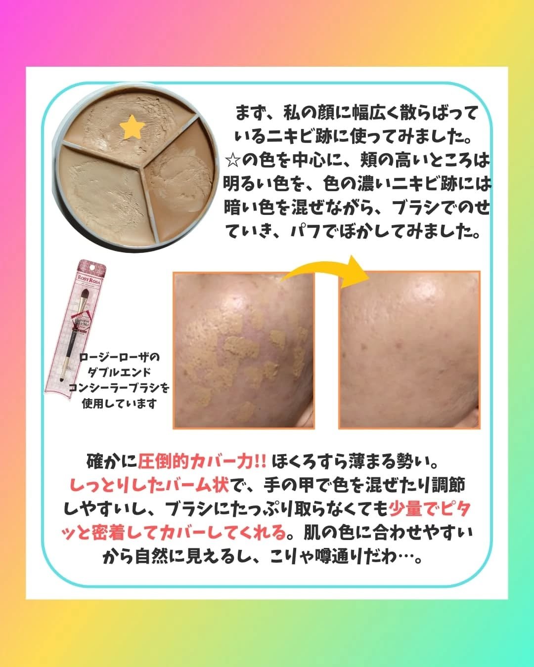 カバーアッププロコンシーラー/TFIT/パレットコンシーラーを使ったクチコミ（3枚目）