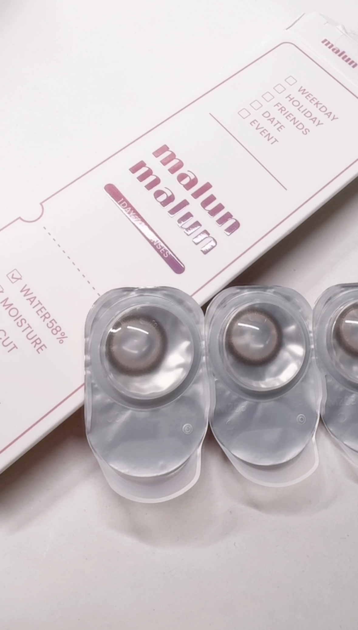 マランマラン ワンデー ホイップグレージュ/malun malun/ワンデー（１DAY）カラコンを使ったクチコミ（1枚目）