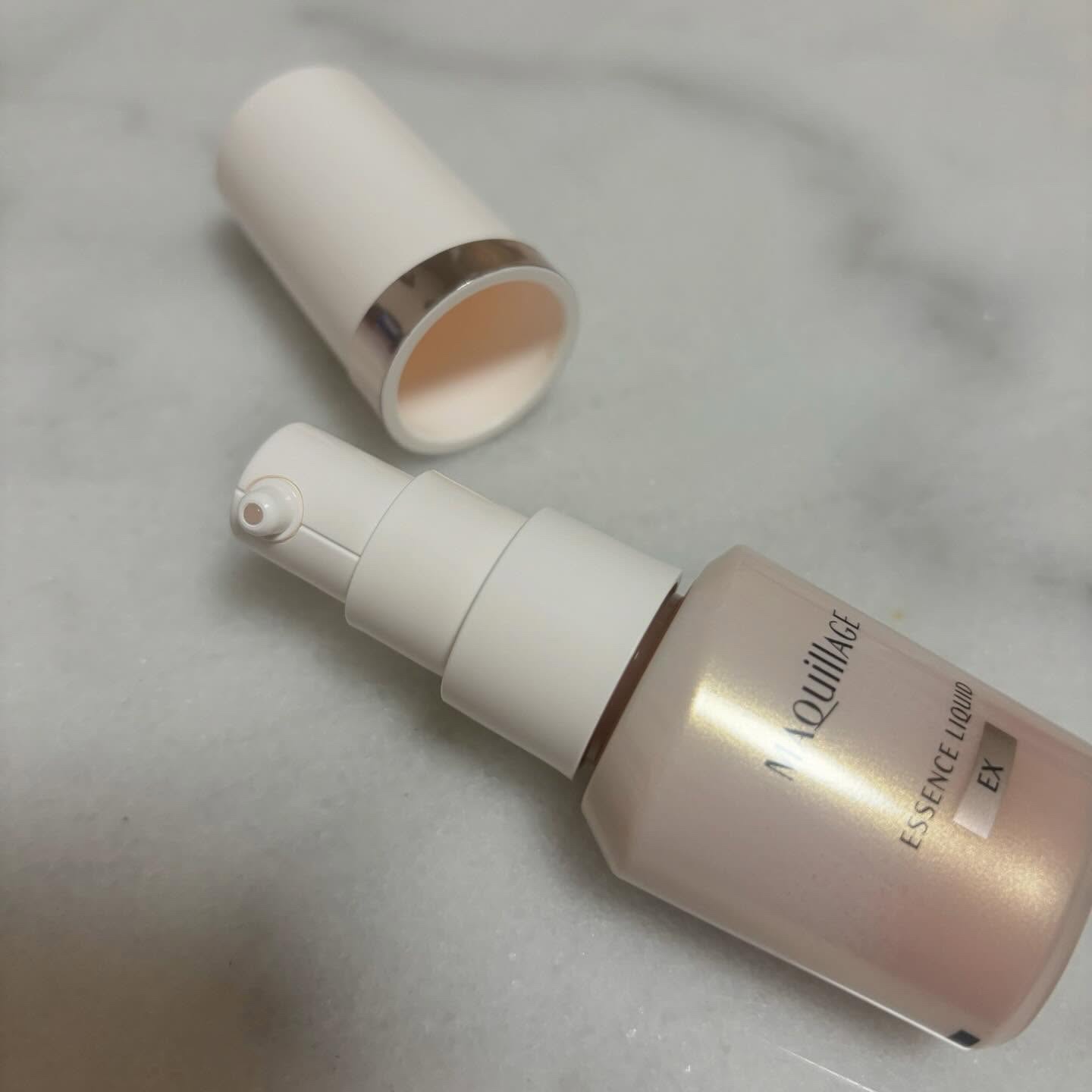 エッセンスリキッド EX BP00／ベビーピンクオークル00／レフィル/マキアージュ/リキッドファンデーションを使ったクチコミ（2枚目）