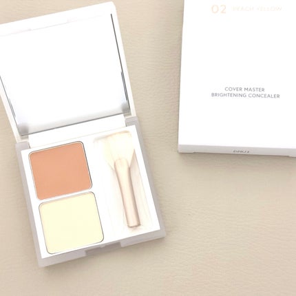 ウォンジョンヨ カバーマスター ブライトニングコンシーラー 02 ピーチイエロー/Wonjungyo/パレットコンシーラーの画像