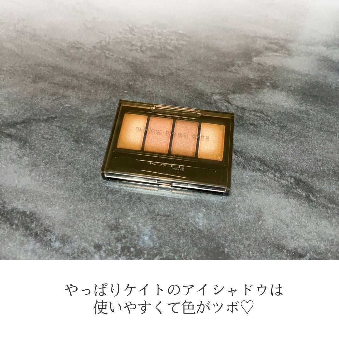 ケイト メロウブラウンアイズ/KATE/アイシャドウパレットを使ったクチコミ(2枚目)