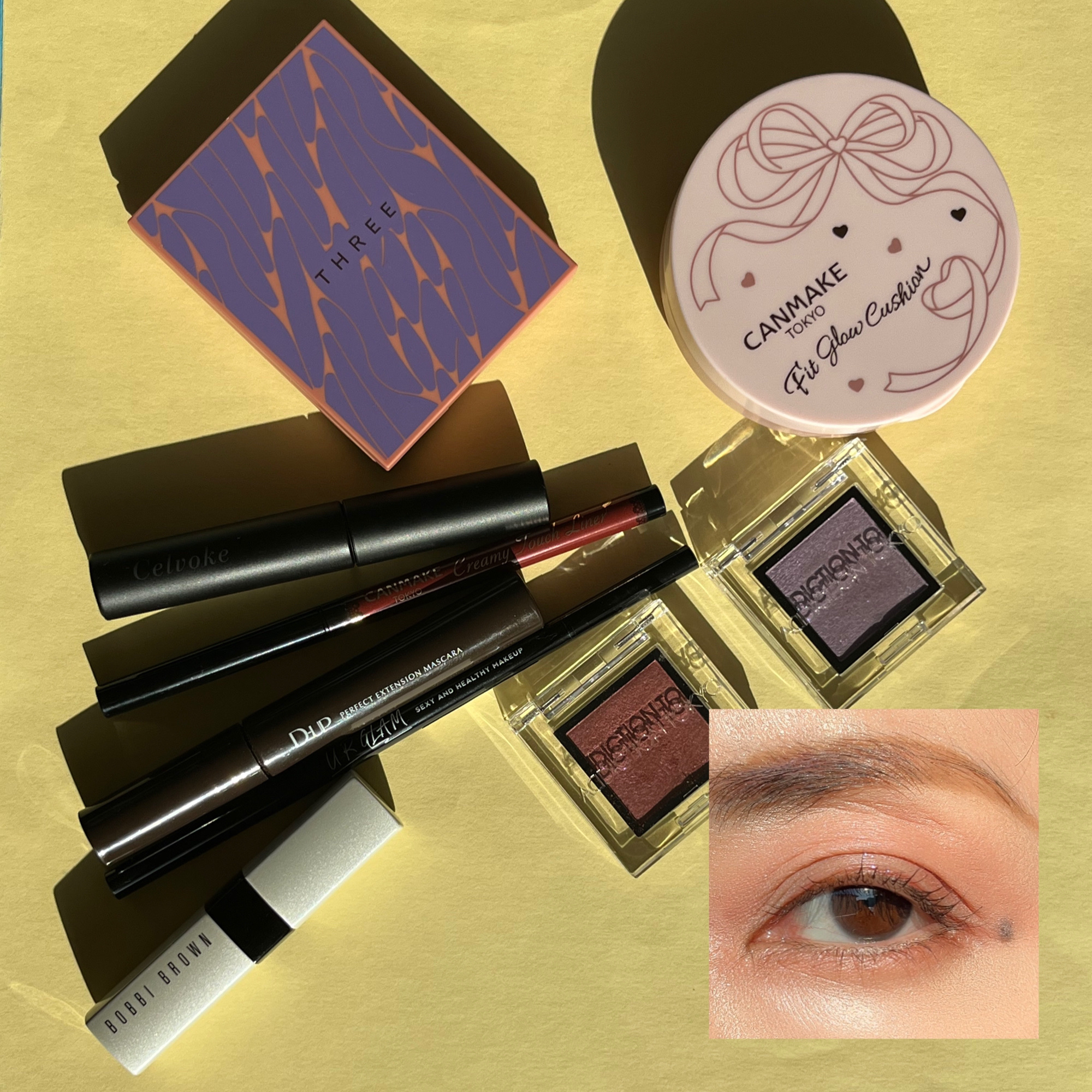 THREE シマリング グロー デュオ/THREE/クリームハイライトを使ったクチコミ（1枚目）