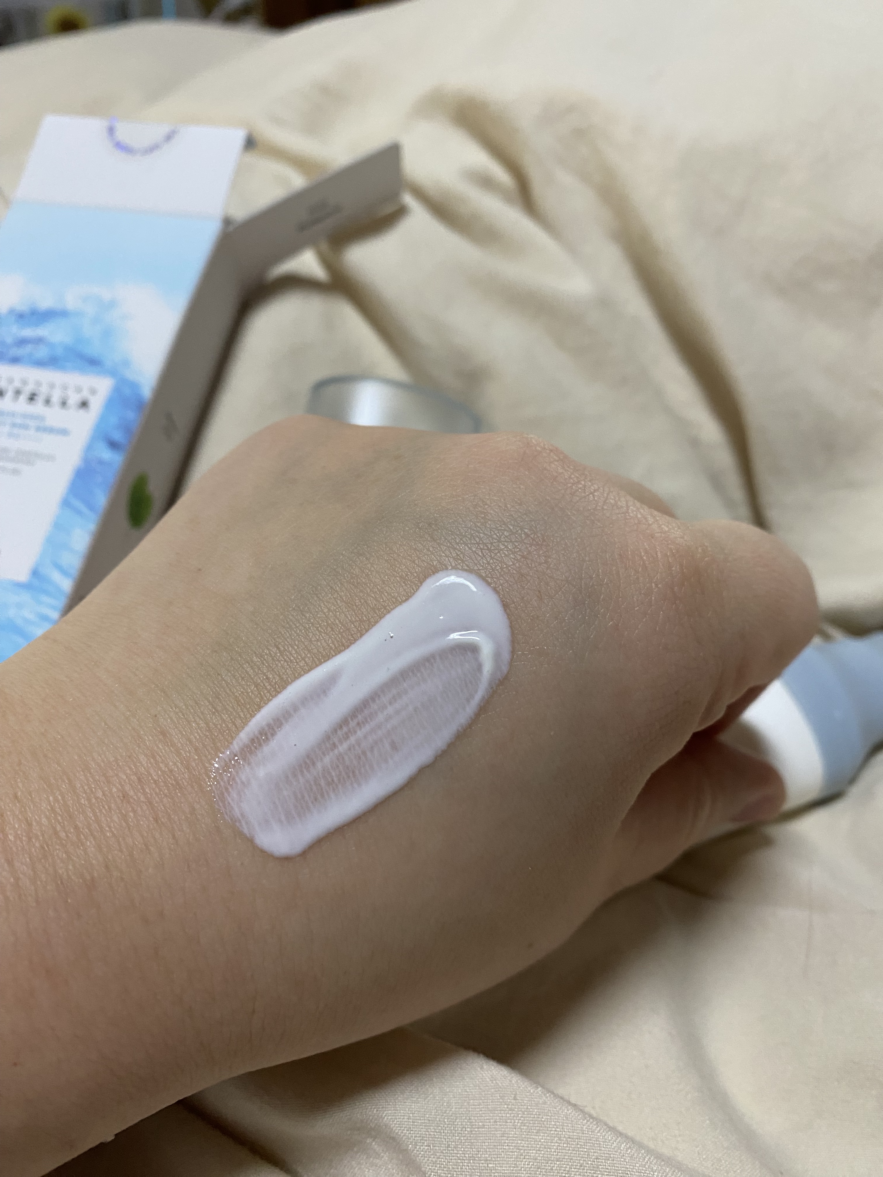 ヒアルーシカ ウォーターフィット サンセラム/SKIN1004/日焼け止めローションを使ったクチコミ（3枚目）