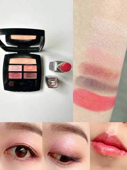 ルージュ ココ ブルーム 124 メルヴェイユ ドゥ シャネル/CHANEL/口紅を使ったクチコミ(2枚目)