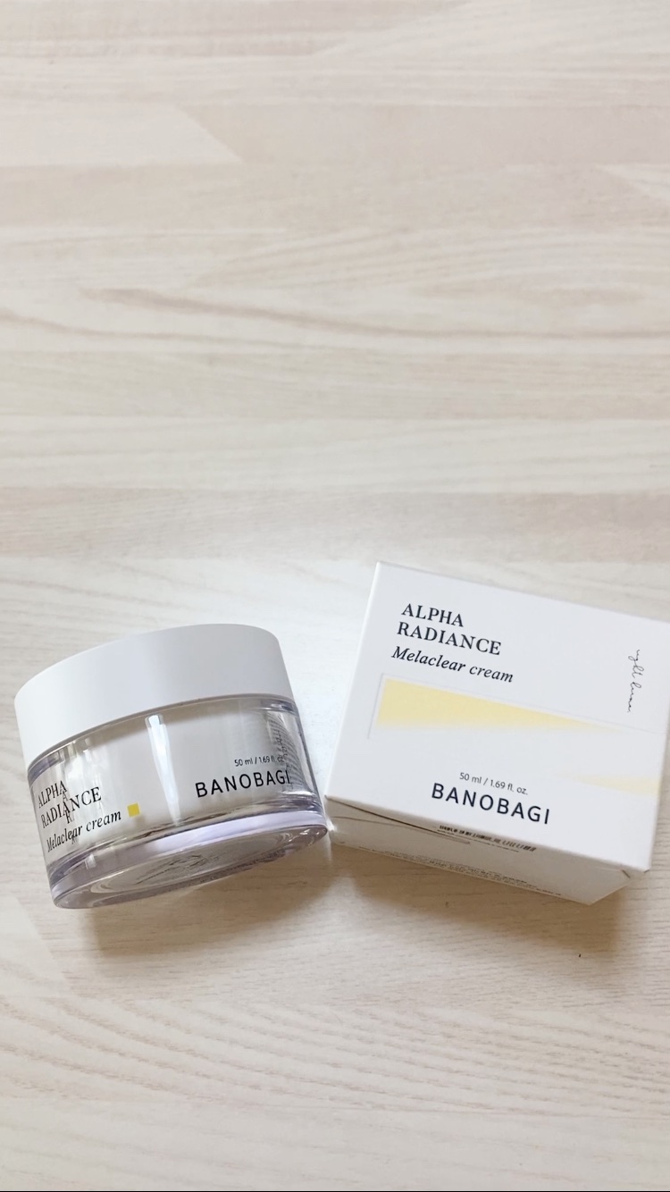 アルファラディアンスメラクリア クリーム/BANOBAGI/フェイスクリームを使ったクチコミ（1枚目）