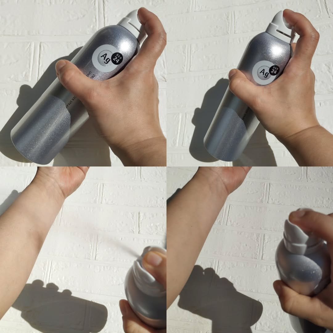 デオドラントスプレー（無香性）/エージーデオ24/デオドラント・制汗剤を使ったクチコミ（2枚目）