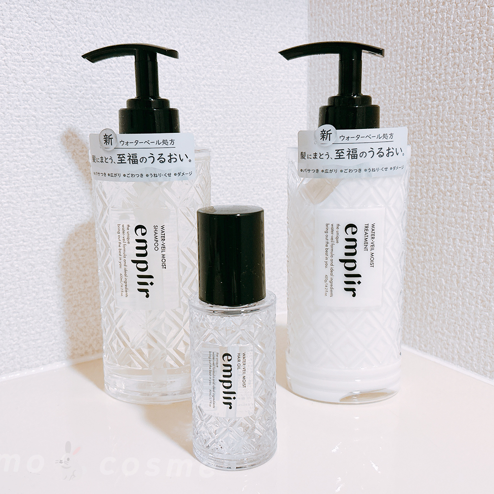 ウォーターベール　モイストシャンプー／トリートメント/emplir/市販シャンプーを使ったクチコミ（1枚目）