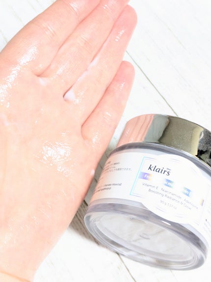 フレッシュリージュースドビタミンEマスク(90g)/Klairs/フェイスクリームを使ったクチコミ(4枚目)