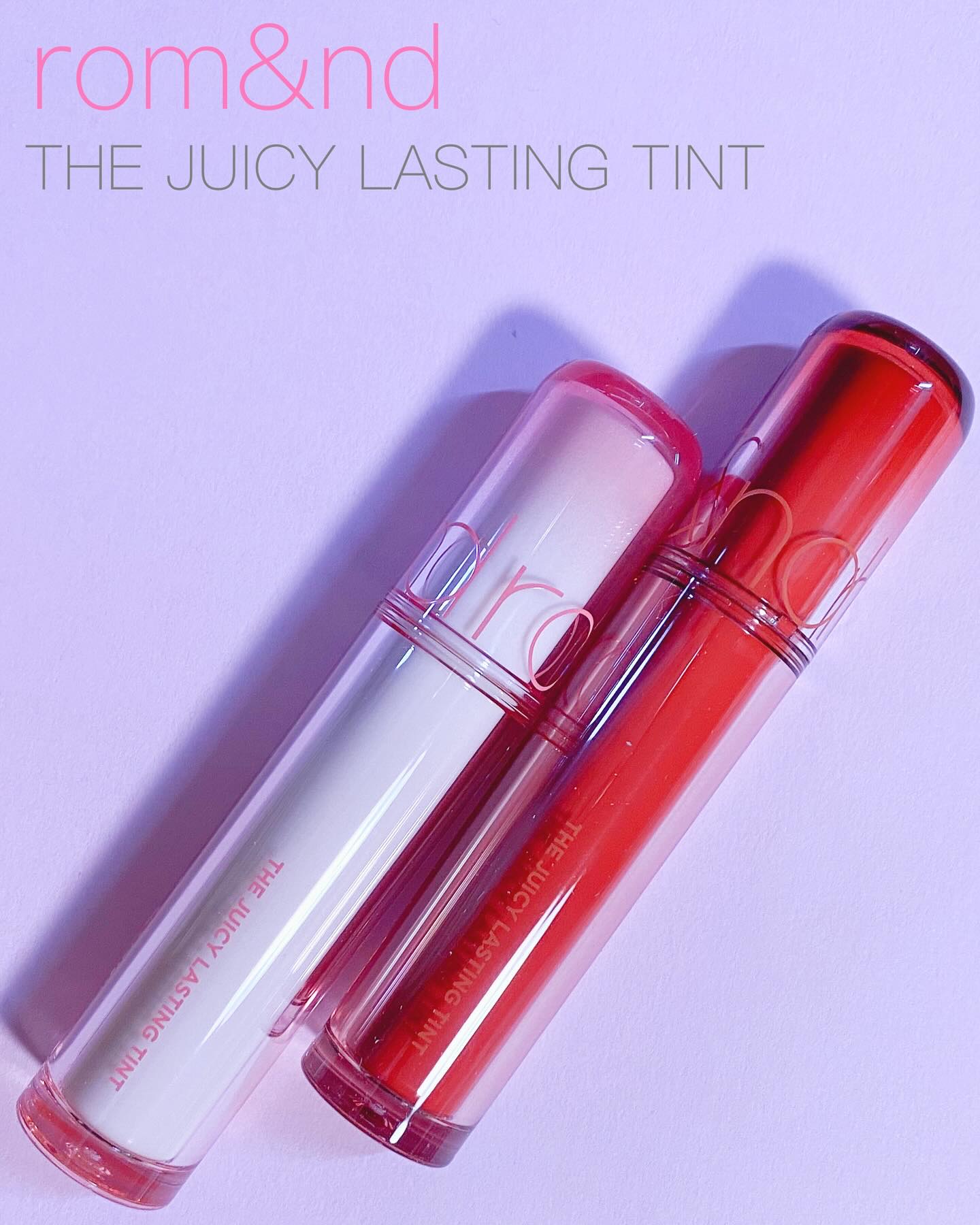 ザ ジューシーラスティングティント/rom&nd/リップティントを使ったクチコミ（1枚目）