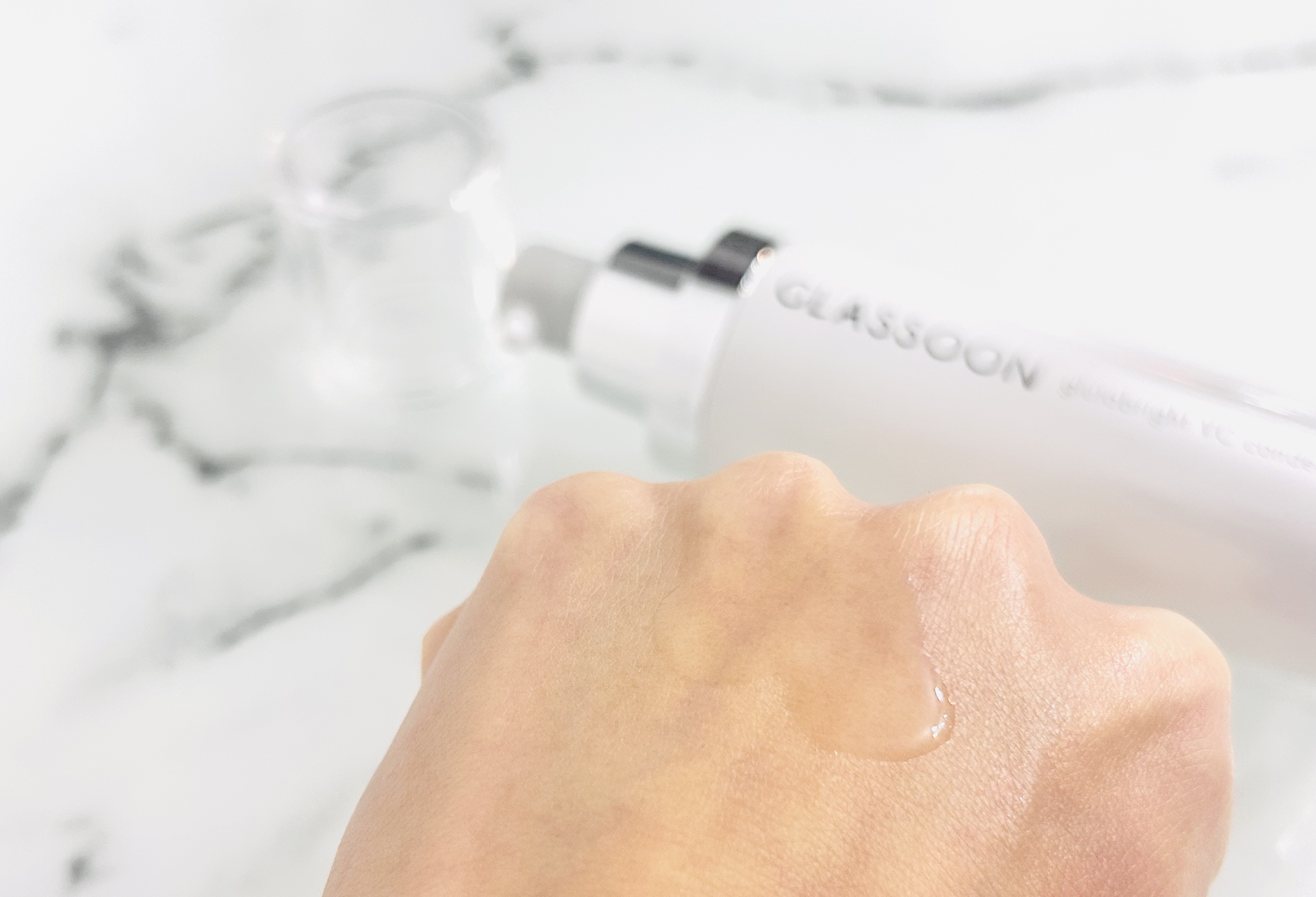 グラスーン　グルタブライト　ＶＣ　コンデンスドロップ/GLASSOON/美容液を使ったクチコミ（2枚目）