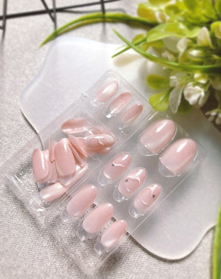 ぴぴちゃん22@フォロバ100% on LIPS 「#PR貼るだけ簡単ネイルチップ💅✨ダッシングディバマジックプレ..」(4枚目)