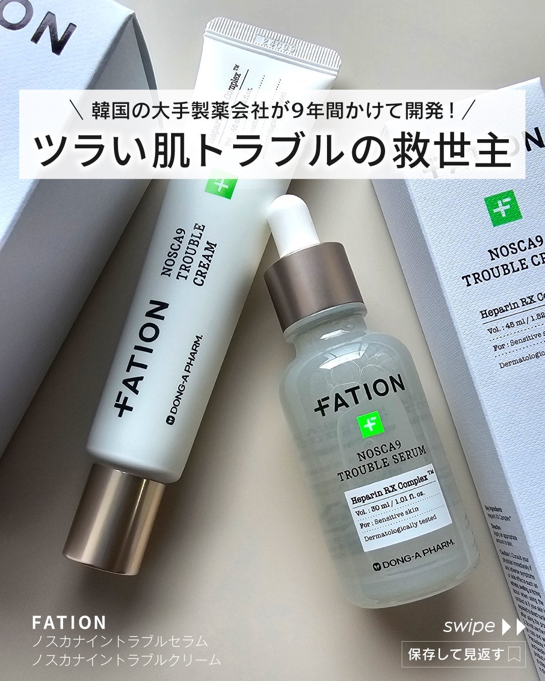 ノスカナイン トラブル セラム/FATION/美容液を使ったクチコミ(1枚目)