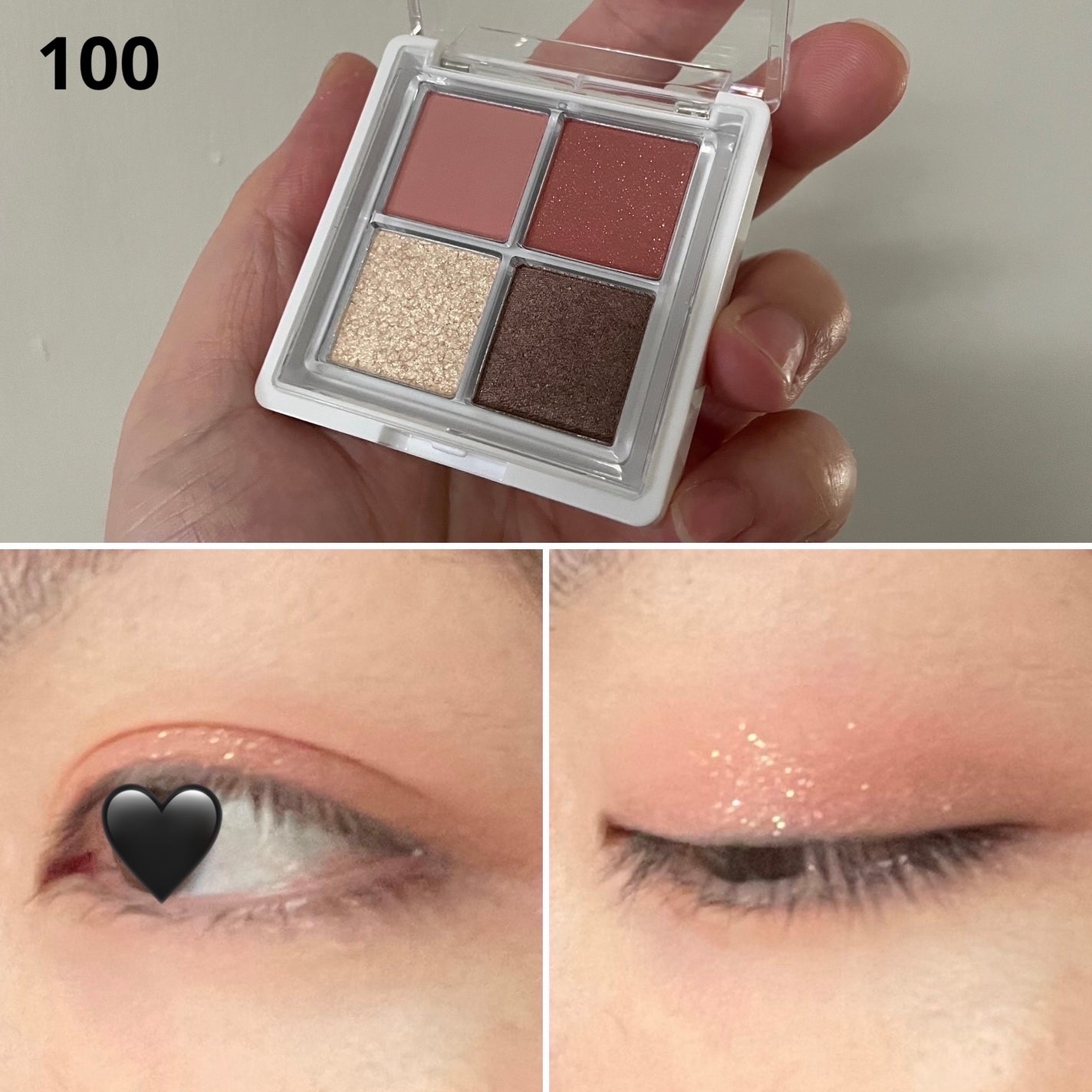 グリッターレイヤリングアイシャドウパレット/TWINKLE POP/アイシャドウパレットを使ったクチコミ(3枚目)