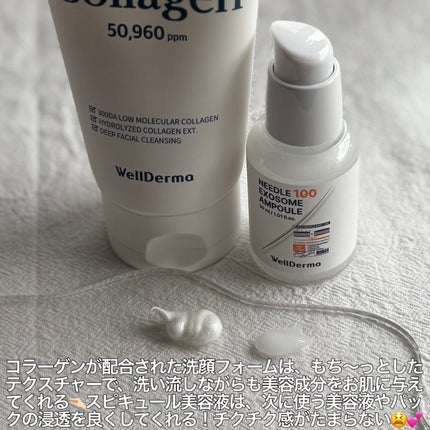 ウェルダーマニードル100 エクソソームアンプル 3g/WellDerma/美容液を使ったクチコミ(2枚目)