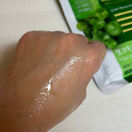 ツボクサスージングハイドロヨモギマスク/LIALUSTER/シートマスク・パックを使ったクチコミ(4枚目)